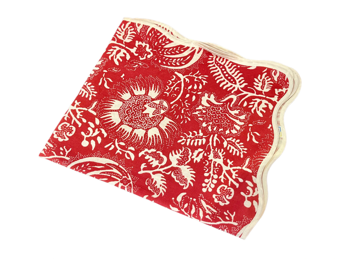 Granada set of 4 Napkins, scarlet