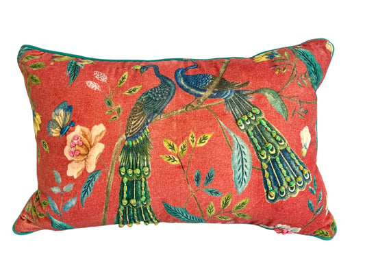 Peacock Throw Pillow