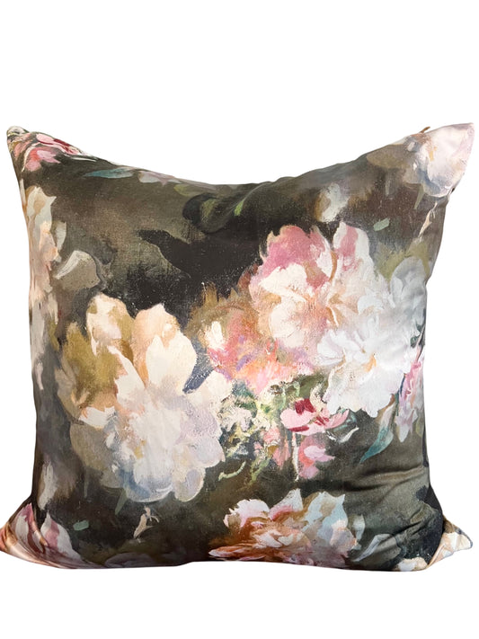 Satin throw pillow