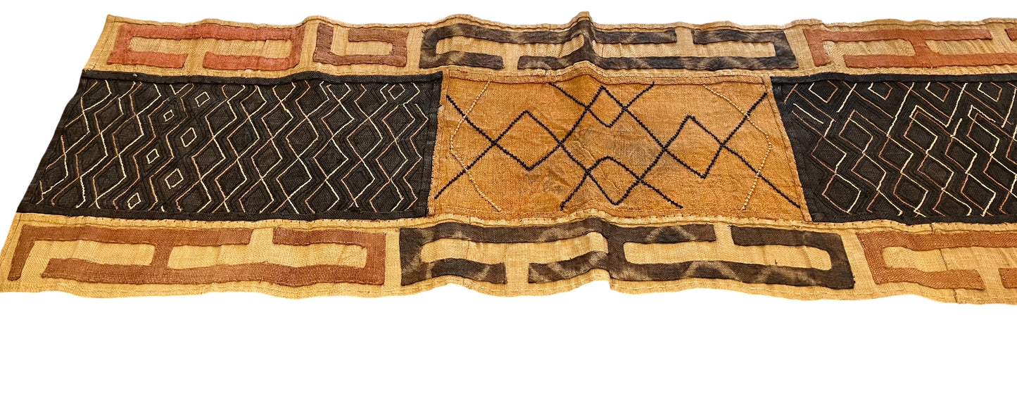 Kuba Cloth Table Runner