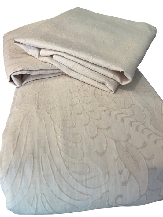 Amina Duvet Set, queen, ecru