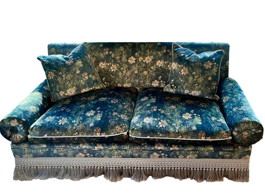 Custom Velvet Sofa