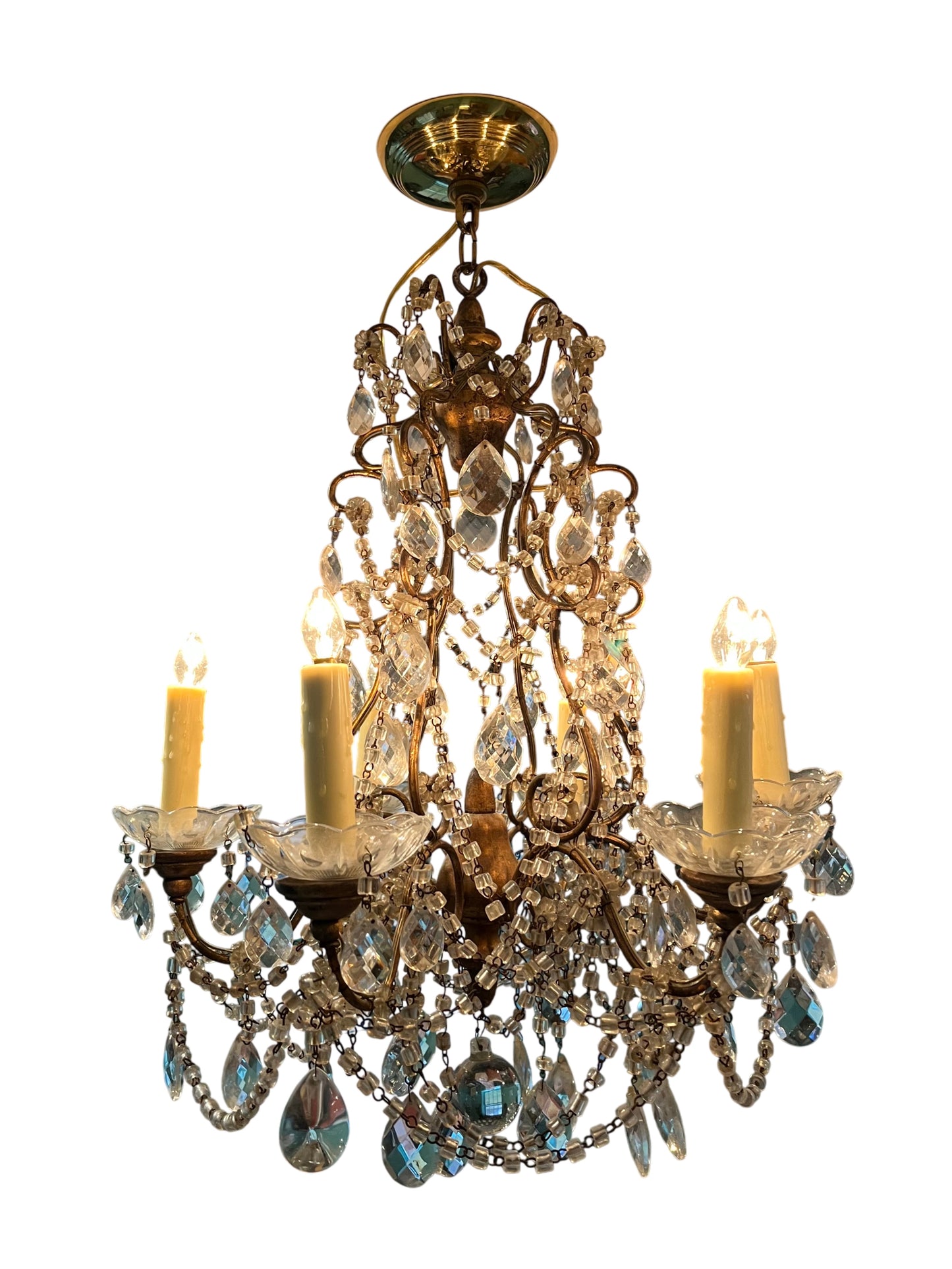 Crystal Chandelier, Antique