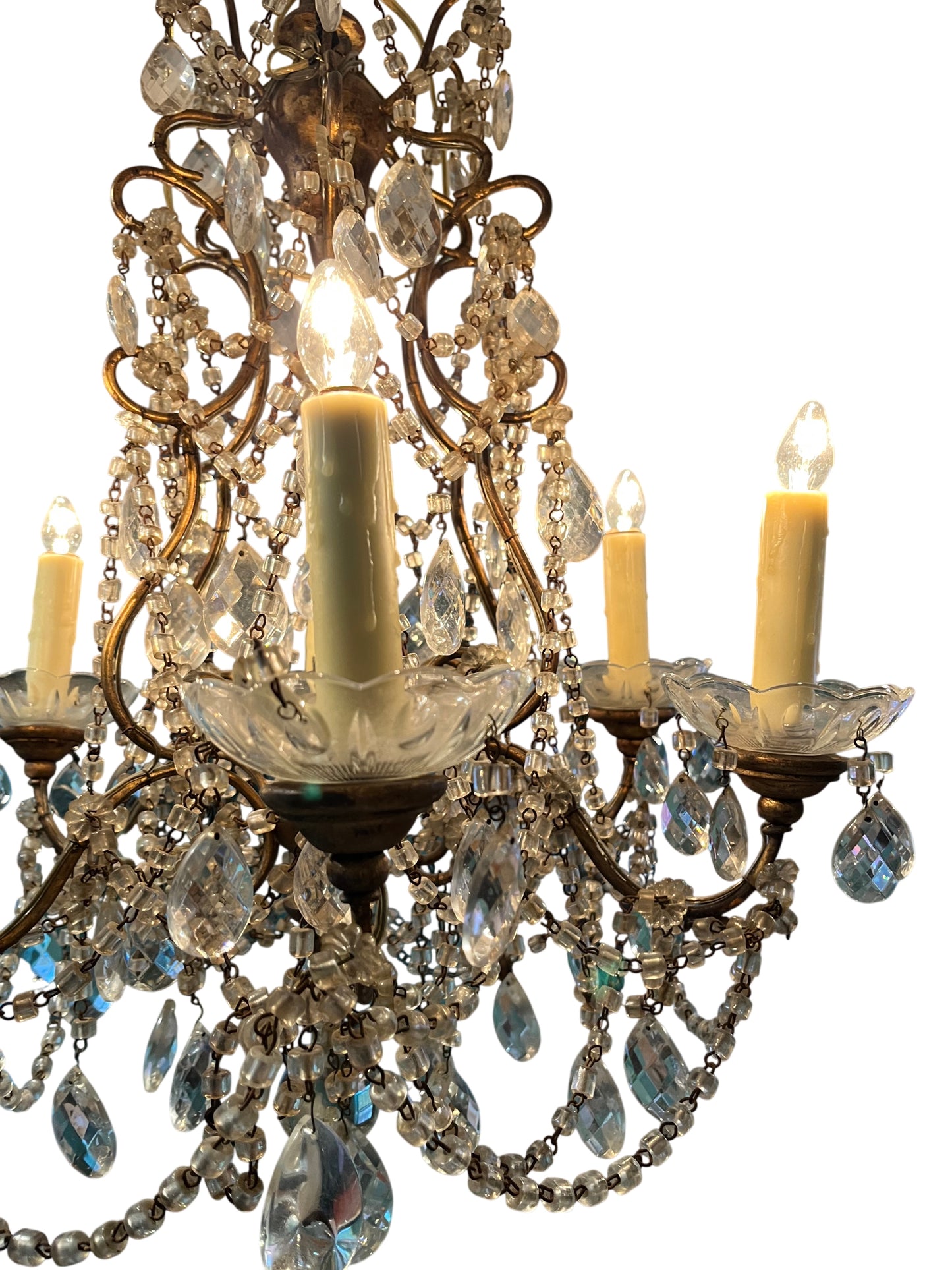 Crystal Chandelier, Antique