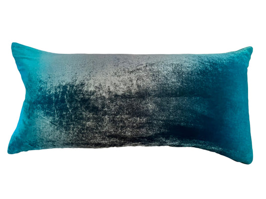 Ombré Velvet Lumbar Pillow